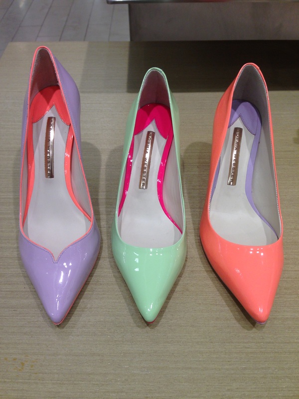 pastel court shoes